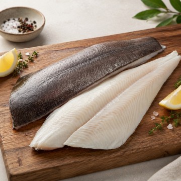 Frozen Halibut Fillet 格陵兰比目鱼片 (300g - 400g) Frozen Halibut Fillet 格陵兰比目鱼片 (300g - 400g)