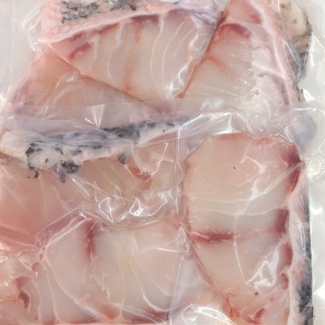 Frozen Goliath Grouper Meat 冰冻野生龙胆肉 (2-4 pcs/500g-600g)